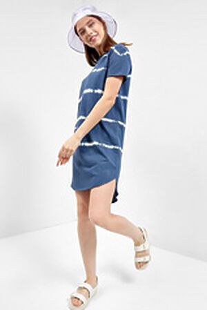 Платье MARK FORMELLE (Синий с эффектом фастдай) 21-ОБР11912Ц-7 #655554