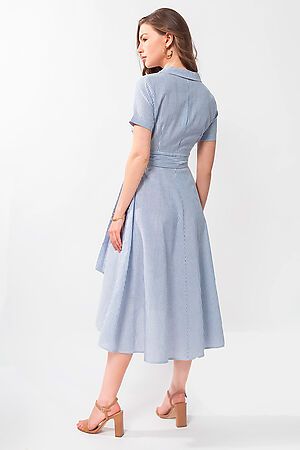 Платье VILATTE (Белый-голубой) D22.484 #656552