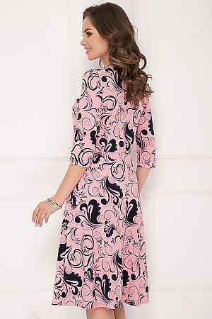 Платье BELLOVERA (Розовый, темно-синий) 4П2468 #657731