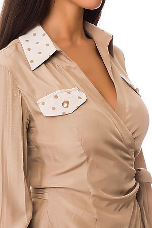 Блуза GLOSS (Светло-коричневый) 18139-07 #65774