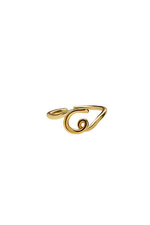 Кольцо "Волшебный алфавит" MERSADA (Золотистый,Прозрачный) 296410 #659004