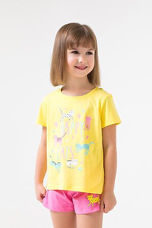 Пижама CROCKID SALE (Желтый, розовый) #659763