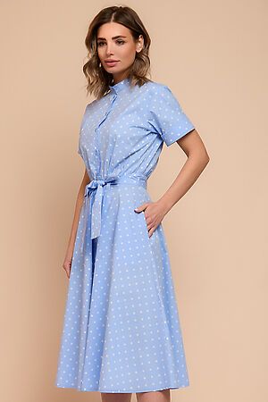 Платье 1001 DRESS (Голубой (принт горошек)) 0132101-00831DT #660645