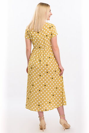 Платье BRASLAVA (Желтый, белый) 5950/03 #662430