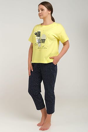 Комплект (футболка+брюки) ODEVAITE (Лимонный) 718-10-221 #665987
