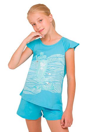 Пижама (футболка+шорты) N.O.A. (Голубой) 11476-1 #666277