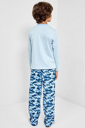 Пижама MARK FORMELLE (Серо-голубой +синий камуфляж) 19-6906-0 #666521