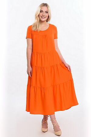 Платье BRASLAVA (Красно-оранжевый) 5827/67 #668662