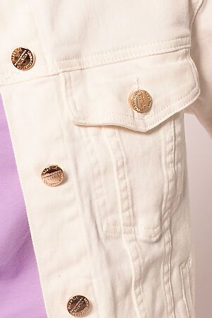 Куртка джинсовая VILATTE (Белый) D51.016 #668907