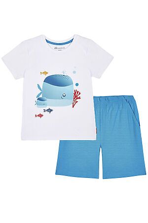 Пижама KOGANKIDS (Белый, голубой) 332-810-01 #669616