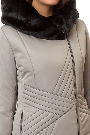 Утепленное пальто DIMMA (Серо-бежевый) 1811 #67202