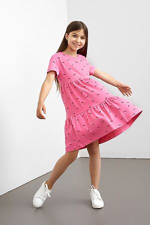Платье MARK FORMELLE (Вишни на розовом) 21-12531П-0 #675087
