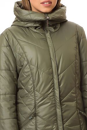 Утепленное пальто DIZZYWAY (Хаки) 17403 #67554