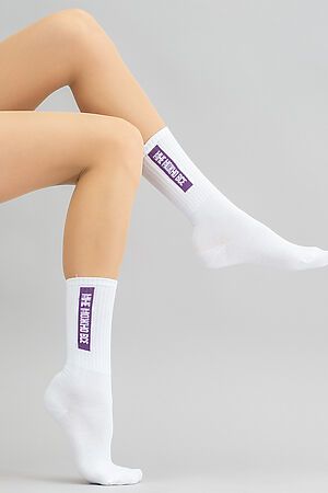 Носки GIULIA (Bianco/violet) #677438