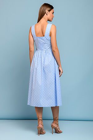 Платье 1001 DRESS (Голубой (принт горошек)) 0132101-01523BL #677930