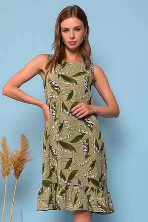 Платье 1001 DRESS (Зеленый (цветочный принт)) 0132101-01331GR #678355