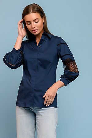 Блуза 1001 DRESS (Темно-синий) 0132107-02487DB #678954