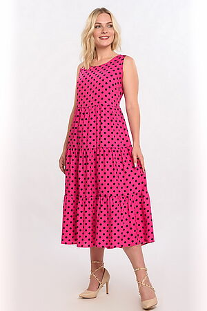 Платье BRASLAVA (Розовый, Черный) 5914/01 #679153