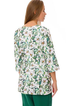 Блузка FIFTYPATES (Зеленый/цветы) 4-104 #67981