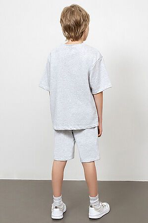 Комплект (футболка, шорты) MARK FORMELLE (Св.серый меланж +печать) 21-11415П-7 #680263