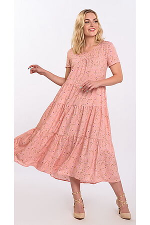 Платье BRASLAVA (Розовый, зеленый) 5827/71 #680626