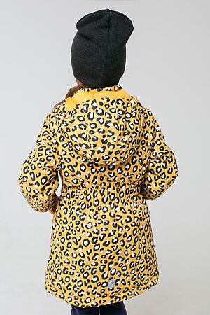 Куртка  CROCKID SALE (Светло-горчичный, леопард) #682345