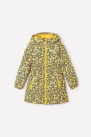 Куртка  CROCKID SALE (Светло-горчичный, леопард) #682345