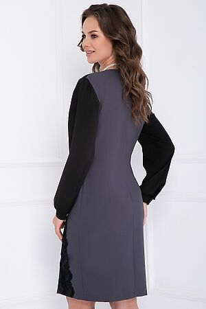 Платье BELLOVERA (Серый, черный) 42П2703 #683559