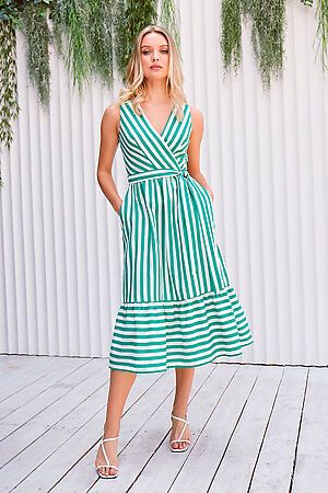 Платье VITTORIA VICCI (Зеленый,белый) 1-21-1-5-01-52438 #684086