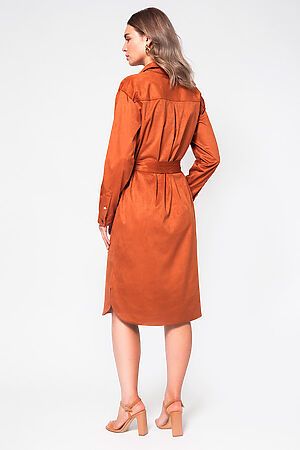 Платье-рубашка VILATTE (Светло-коричневый) D22.482 #687611