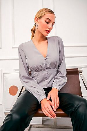 Блуза DELIA (Серый) D1-21-1-3-01-6631 #689614