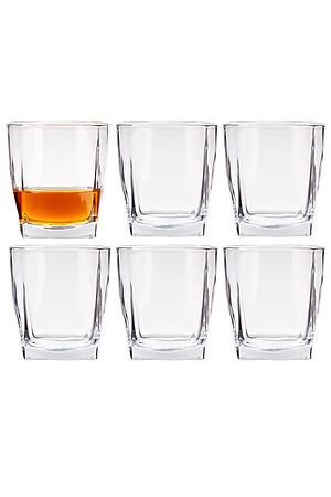 Набор 6 стаканов "Крепкая оборона" Nothing Shop (Прозрачный) 298020 #690556