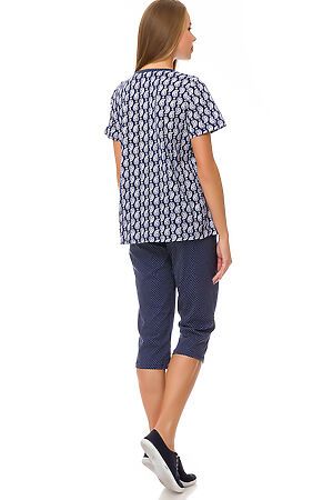 Пижама (блуза+бриджи) Старые бренды (Джинс/огурцы) КД-62 #69181