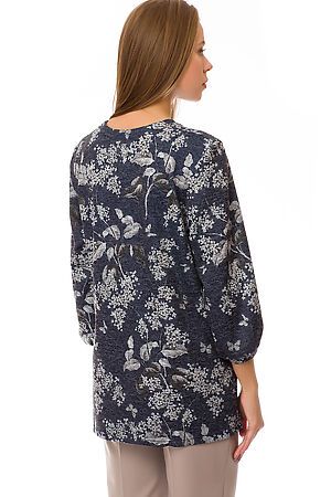 Блуза FIFTYPATES (Темно-синий/цветы) 4-066 #69571