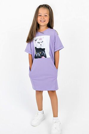 Платье "Savage-Лаванда" Детское ДЕТСКИЙ ТРИКОТАЖ 37 (Сиреневый) ПЛ0129 #698078