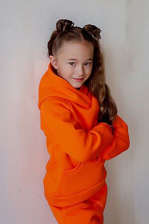 Костюм (Худи+Брюки) SOVALINA (Оранжевый) Костюм RAP апельсин #698619