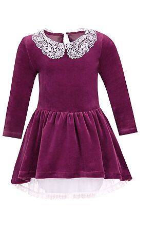 Платье с подъюбником АПРЕЛЬ (Фиолетовый+белый) #699480