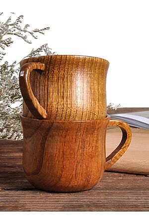 Деревянная чашка 170 мл "Ямайский ритм" Nothing Shop (Коричневый,) 300711 #700160