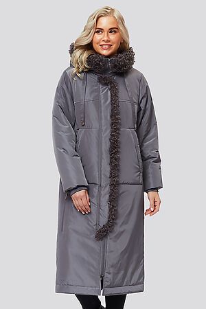 Пальто DIMMA (Серо-фиолетовый) 2214 #700666