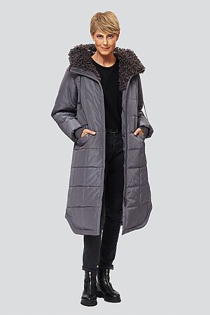 Пальто DIMMA (Серо-фиолетовый) 2213 #700745