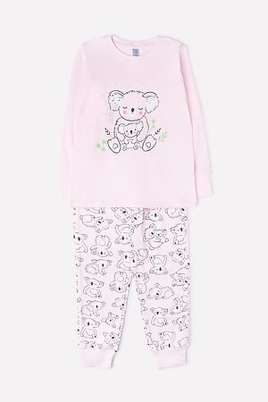 Пижама CROCKID (Нежно-розовый, забавные коалы) #700896