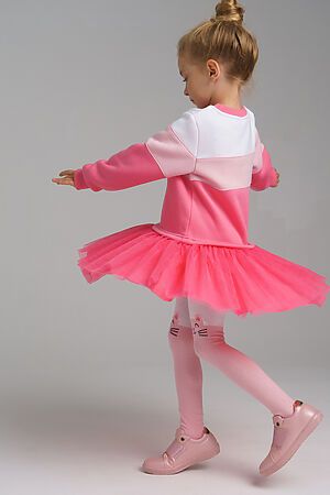 Платье PLAYTODAY (Белый,Светло-розовый,Розовый) 32142201 #705258