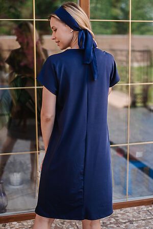 Платье Старые бренды (Темно-синий) П 424 #706139