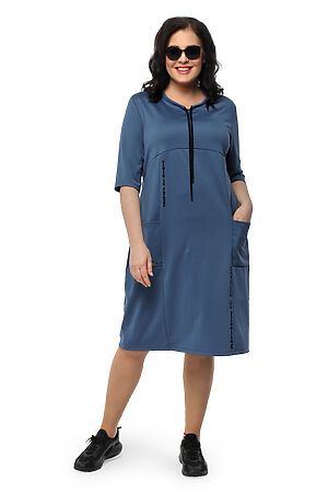 Платье DIZZYWAY (Серо-синий) 21236 #707144