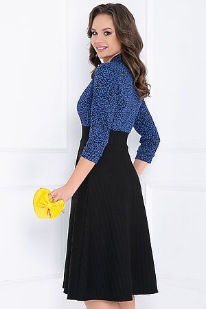 Платье BELLOVERA (Синий, Черный) 4П2959 #708877