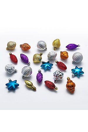 Набор новогодних игрушек BONNA (Разноцветный) Е6075 #709026