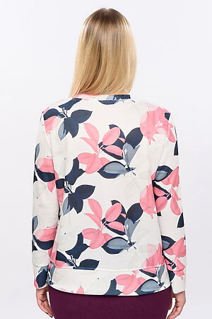 Блуза BRASLAVA (Белый, Розовый) 4055/01 #713091