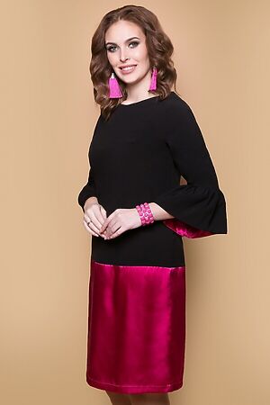 Платье BELLUCHE (Черный, Бордовый) ПГИ0810-42 #713355