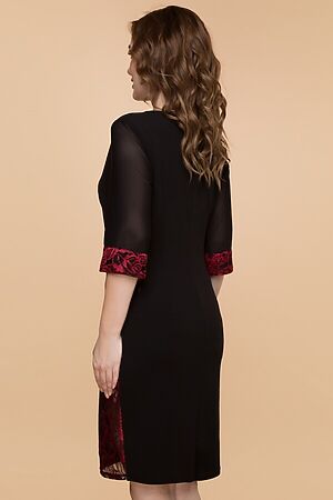 Платье BELLUCHE (Чёрный, Красный) ПГИ2810-03 #713401