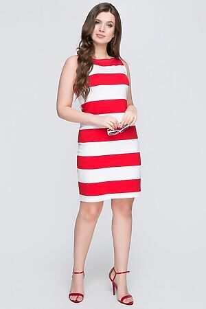 Платье BELLUCHE (Белый, красный) ПГИ1203-01 #713427